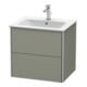 Duravit Waschtischunterschrank XSquare 61x47,8cm, st-g s-matt, 2 Schubk., wandhängend-2