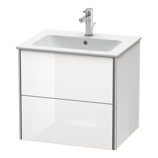 Duravit Waschtischunterschrank XSquare 61x47,8cm, Tau, 2 Schubk., wandhängend