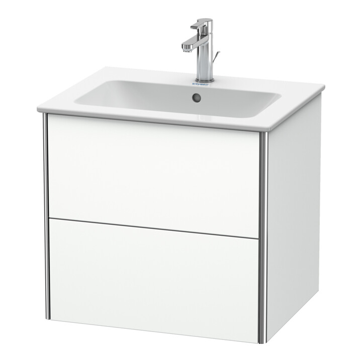 Duravit Waschtischunterschrank XSquare 61x47,8cm, we m, 2 Schubk., wandhängend