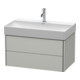 Duravit Waschtischunterschrank XSquare 78,4x46cm, betongr m, 2 Schubk., wandhängend-2