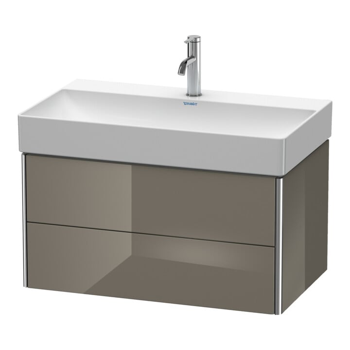 Duravit Waschtischunterschrank XSquare 78,4x46cm, f Gr hgl, 2 Schubk., wandhängend