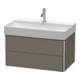 Duravit Waschtischunterschrank XSquare 78,4x46cm, f Gr s-matt, 2 Schubk., wandhängend-2