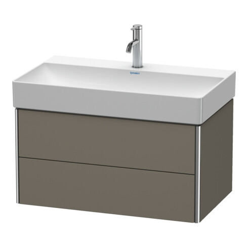 Duravit Waschtischunterschrank XSquare 78,4x46cm, f Gr s-matt, 2 Schubk., wandhängend