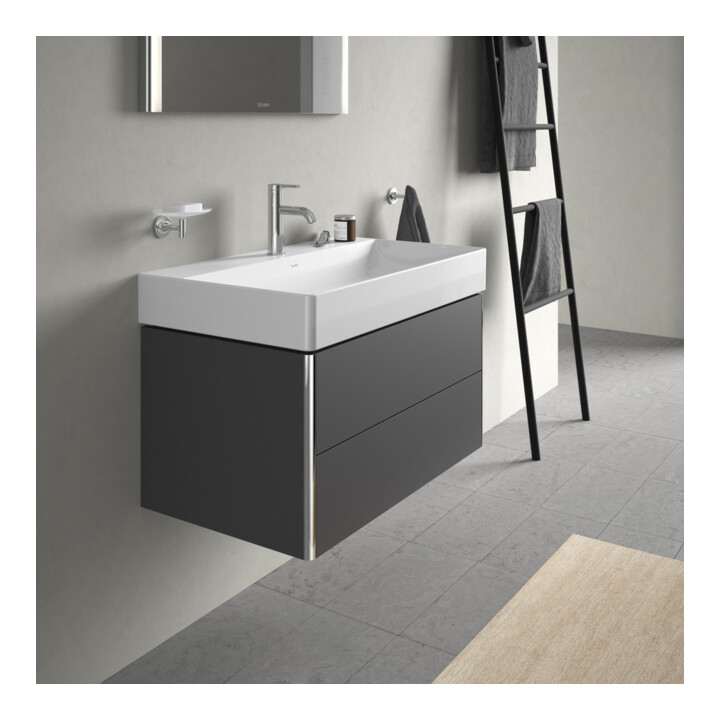 Duravit Waschtischunterschrank XSquare 78,4x46cm, graph m, 2 Schubk., wandhängend