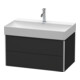 Duravit Waschtischunterschrank XSquare 78,4x46cm, graph matt, 2 Schubk., wandhängend-1