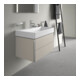 Duravit Waschtischunterschrank XSquare 78,4x46cm, Tau, 2 Schubk., wandhängend