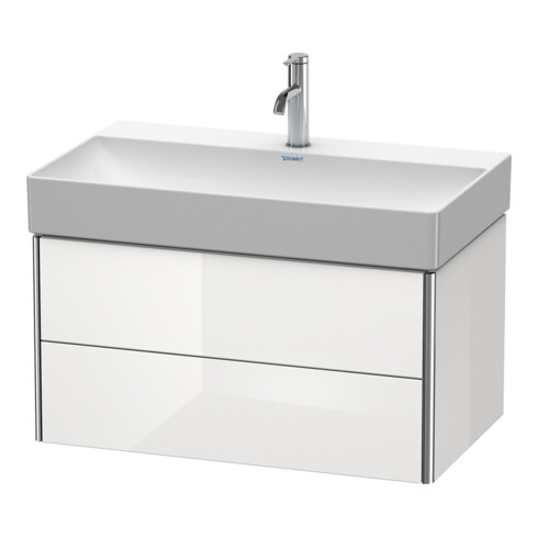 Duravit Waschtischunterschrank XSquare 78,4x46cm, we hgl, 2 Schubk., wandhängend