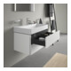 Duravit Waschtischunterschrank XSquare 78,4x46cm, we m, 2 Schubk., wandhängend