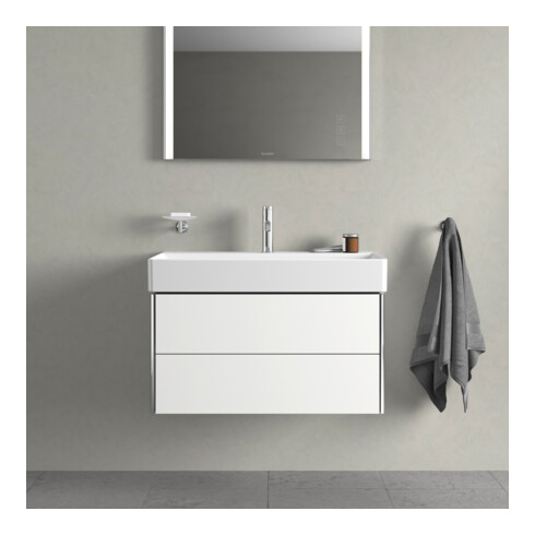 Duravit Waschtischunterschrank XSquare 78,4x46cm, we m, 2 Schubk., wandhängend