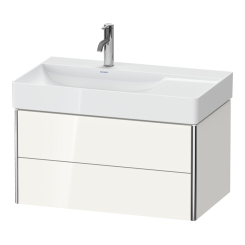 Duravit Waschtischunterschrank XSquare 78,4x46x39,7cm, 2 La, B l, wandhängend, bas. m