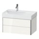 Duravit Waschtischunterschrank XSquare 78,4x46x39,7cm, 2 La, B l, wd, st-g m-1