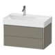 Duravit Waschtischunterschrank XSquare 78,4x46x39,7cm, 2 La, B l, wd, st-g m