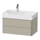 Duravit Waschtischunterschrank XSquare 78,4x46x39,7cm, 2 La, B l, wd, T s-matt-2