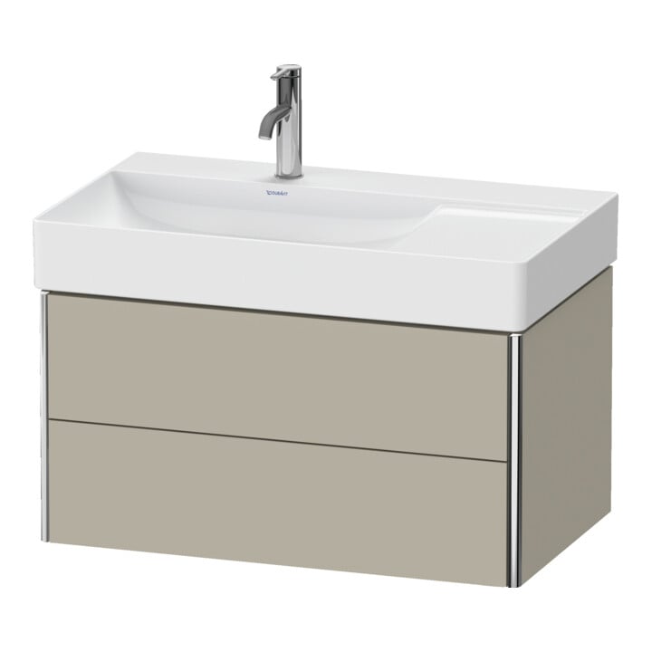 Duravit Waschtischunterschrank XSquare 78,4x46x39,7cm, 2 La, B l, wd, T s-matt