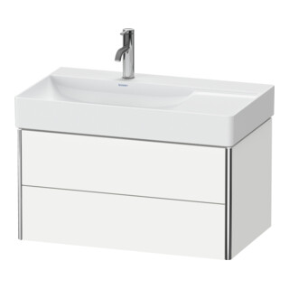 Duravit Waschtischunterschrank XSquare 78,4x46x39,7cm, 2 La, B l, wd, we matt
