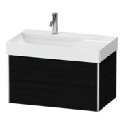 Duravit Waschtischunterschrank XSquare 78,4x46x39,7cm, 2 La, B li, wandhängend, Ei sw-1