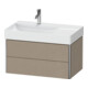 Duravit Waschtischunterschrank XSquare 78,4x46x39,7cm, 2 La, B li, wandhängend, lei-2