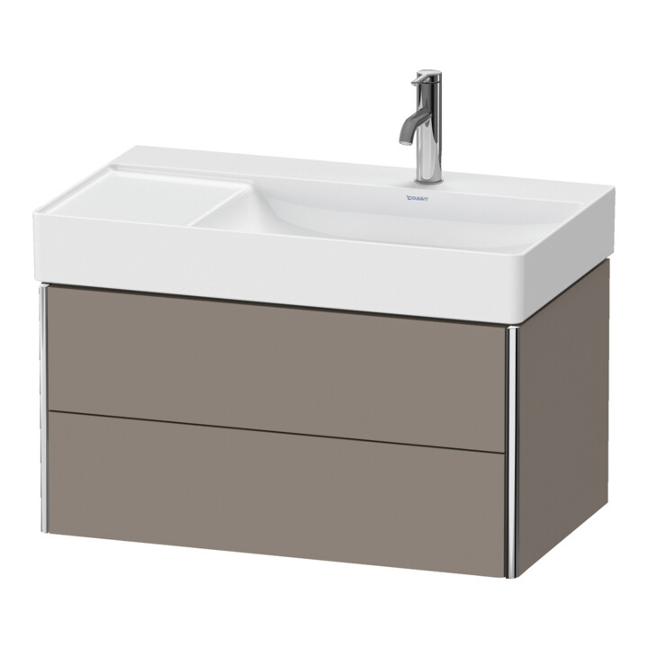 Duravit Waschtischunterschrank XSquare 78,4x46x39,7cm, 2 La, B r, wandhängend, bas. m