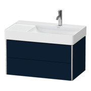 Duravit Waschtischunterschrank XSquare 78,4x46x39,7cm, 2 La, B r, wd, bl s-matt-2