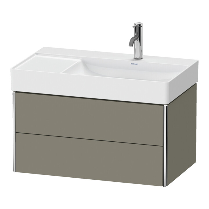 Duravit Waschtischunterschrank XSquare 78,4x46x39,7cm, 2 La, B r, wd, st-g m