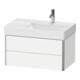Duravit Waschtischunterschrank XSquare 78,4x46x39,7cm, 2 La, B r, wd, we matt-1