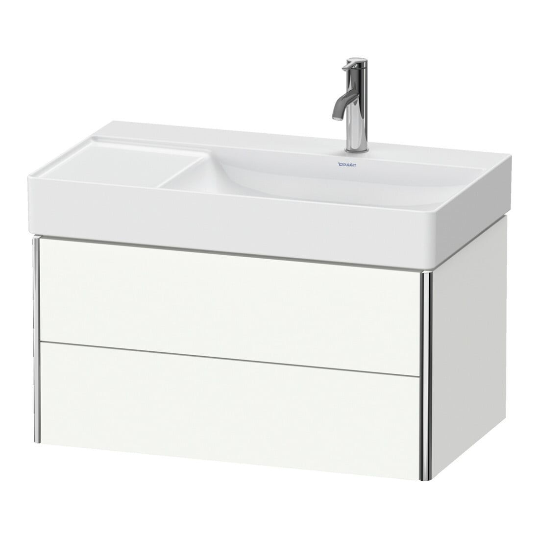Duravit Waschtischunterschrank XSquare 78,4x46x39,7cm, 2 La, B r, wd, we s-matt