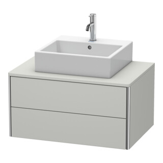 Duravit Waschtischunterschrank XSquare 80x54,8cm, bg m, f Kons., 2 La, wandhängend