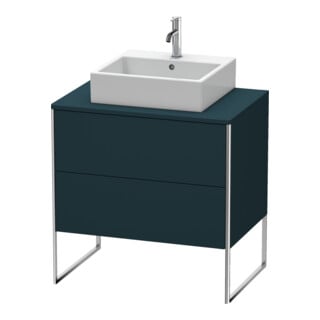 Duravit Waschtischunterschrank XSquare 80x54,8cm, bl m, f Kons, 2 Ausz., steh.