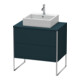 Duravit Waschtischunterschrank XSquare 80x54,8cm, bl m, f Kons, 2 Ausz., steh.-1
