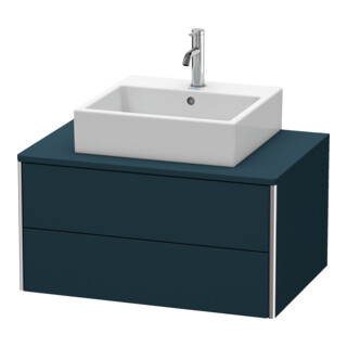 Duravit Waschtischunterschrank XSquare 80x54,8cm, bl m, f Kons., 2 La, wandhängend