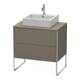 Duravit Waschtischunterschrank XSquare 80x54,8cm, f G m, f Kons, 2 Ausz., steh.-1