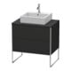Duravit Waschtischunterschrank XSquare 80x54,8cm, gra matt, f K, 2 Ausz., steh.-1