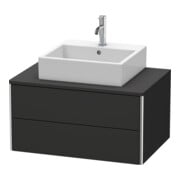 Duravit Waschtischunterschrank XSquare 80x54,8cm, gra matt, f Kons., 2 La, wd