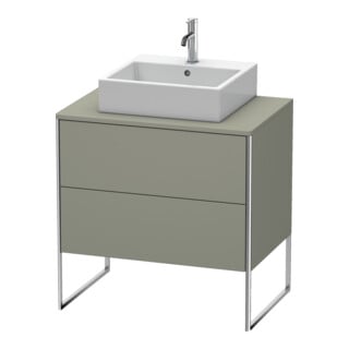 Duravit Waschtischunterschrank XSquare 80x54,8cm, st-g m, f K, 2 Ausz., steh.