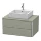 Duravit Waschtischunterschrank XSquare 80x54,8cm, st-g m, f Kons., 2 La, wandhängend-1