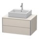 Duravit Waschtischunterschrank XSquare 80x54,8cm, T, f Kons., 2 Schubk., wandhängend-1