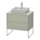 Duravit Waschtischunterschrank XSquare 80x54,8cm, T m, f Kons, 2 Ausz., steh.-1