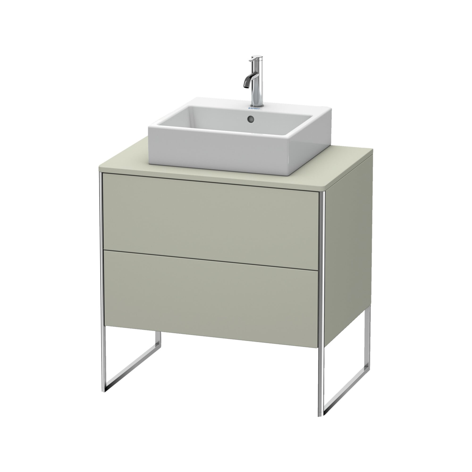 Duravit Waschtischunterschrank XSquare 80x54,8cm, T m, f Kons, 2 Ausz., steh.