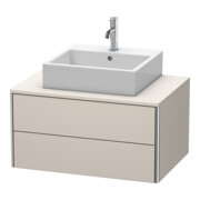 Duravit Waschtischunterschrank XSquare 80x54,8cm, T matt, f Kons., 2 La, wandhängend