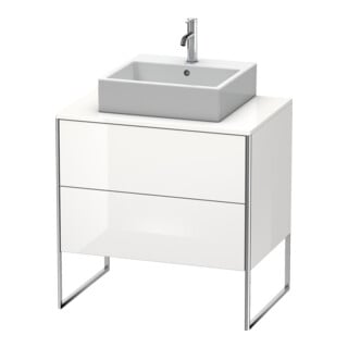 Duravit Waschtischunterschrank XSquare 80x54,8cm, w hgl, f Kons, 2 Ausz., steh.