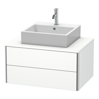 Duravit Waschtischunterschrank XSquare 80x54,8cm, w matt, f Kons., 2 La, wandhängend