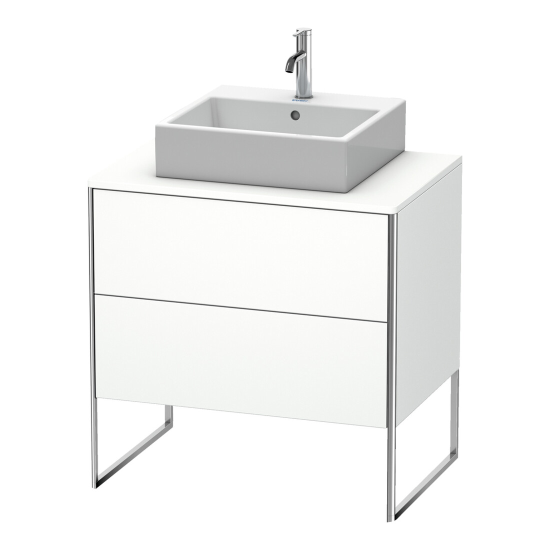 Duravit Waschtischunterschrank XSquare 80x54,8cm, we m, f Kons, 2 Ausz., steh.
