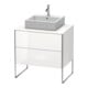 Duravit Waschtischunterschrank XSquare 80x54,8cm, we m, f Kons, 2 Ausz., steh.-2