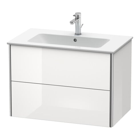 Duravit Waschtischunterschrank XSquare 81x47,8cm, betongr m, 2 Schubk., wandhängend