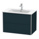 Duravit Waschtischunterschrank XSquare 81x47,8cm, blau s-matt, 2 Schubk., wandhängend-4
