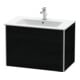 Duravit Waschtischunterschrank XSquare 81x47,8cm, Ei sw, 2 Schubk., wandhängend-1