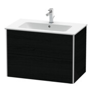 Duravit Waschtischunterschrank XSquare 81x47,8cm, Ei sw, 2 Schubk., wandhängend