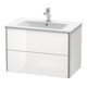 Duravit Waschtischunterschrank XSquare 81x47,8cm, lei, 2 Schubk., wandhängend-1