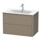 Duravit Waschtischunterschrank XSquare 81x47,8cm, lei, 2 Schubk., wandhängend-2