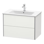 Duravit Waschtischunterschrank XSquare 81x47,8cm, No w s-matt, 2 Schubk., wandhängend-2